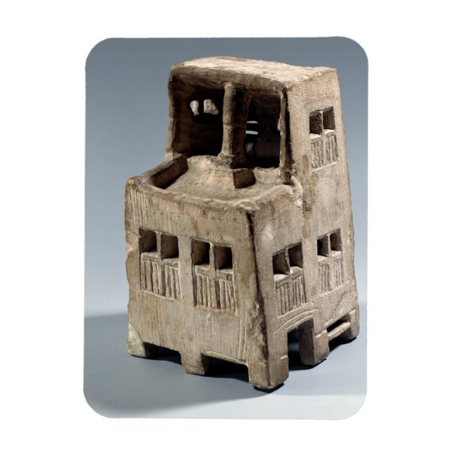 Imán Modelo de una casa (piedra caliza) (Vertical)