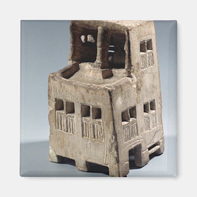 Imán Modelo de una casa (piedra caliza) (Frente)