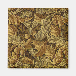 Imán Modelo de William Morris de las hojas de otoño