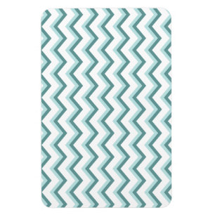Imán Modelo de zigzag de Chevron en verde menta