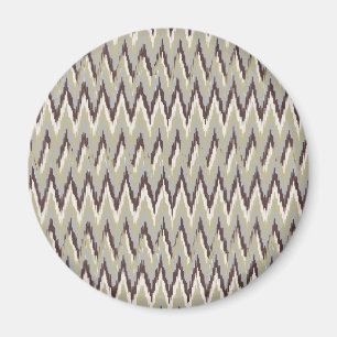 Imán Modelo de zigzag del iKat del café y del sabio