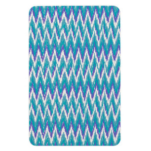 Imán Modelo de zigzag verde azulado y Amethyst del iKat