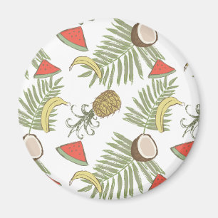 Imán Modelo del bosquejo de la fruta tropical
