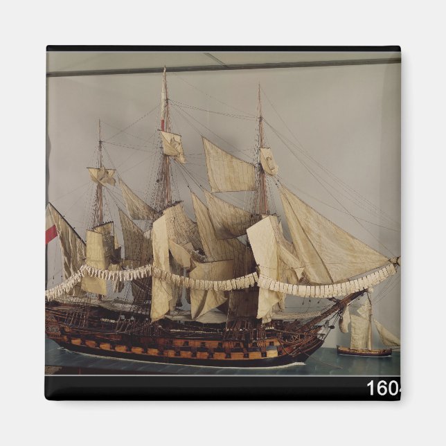 Imán Modelo del buque "L'Achille" (Frente)