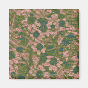 Imán Modelo del camuflaje de la flor