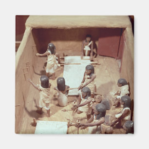 Imán Modelo funerario de un taller de la materia textil