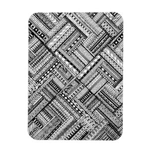 Imán Modelo tribal inspirado del arte