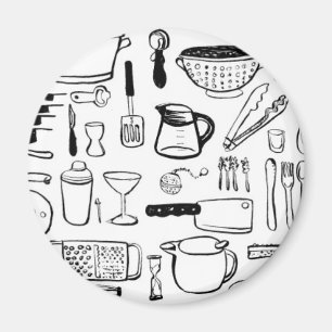 Imán Modelos coloridos de la cocina