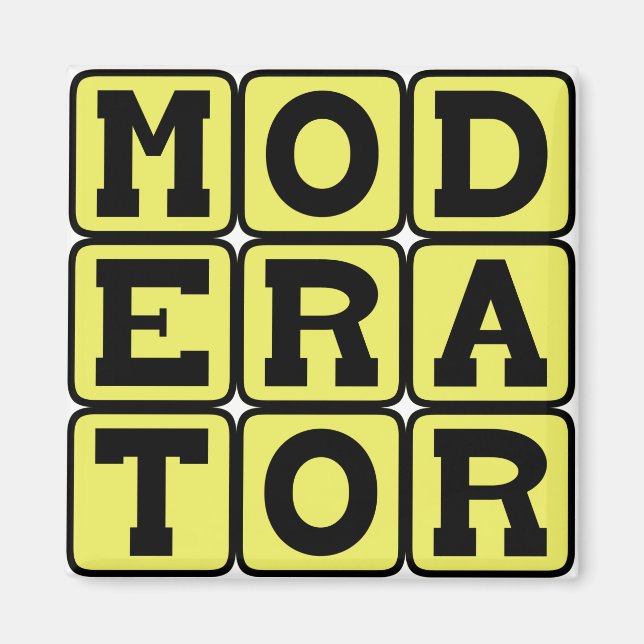 Imán Moderador, árbitro (Frente)