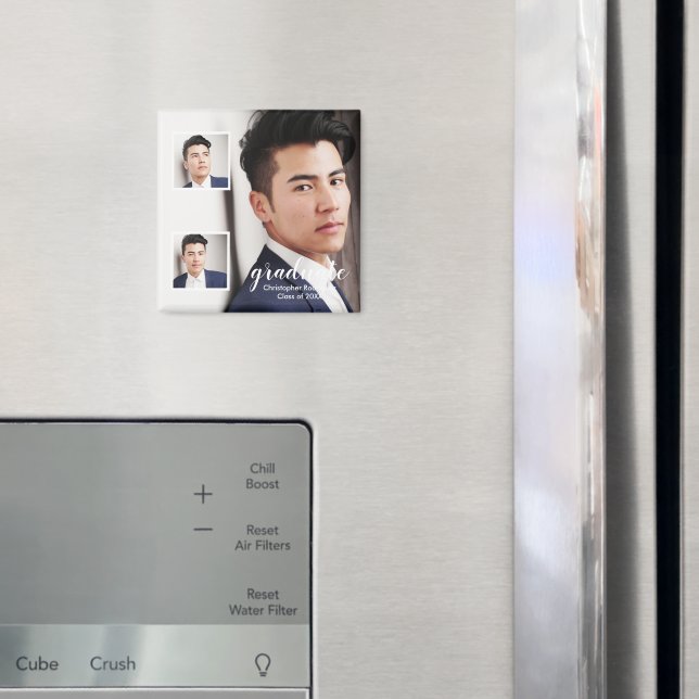 Imán Modern 3 Photo Graduation (In situ (nevera))