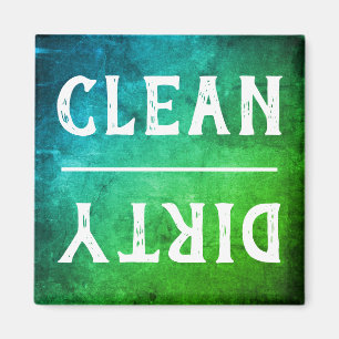 Imán Modern Clean Dirty Dishwasher