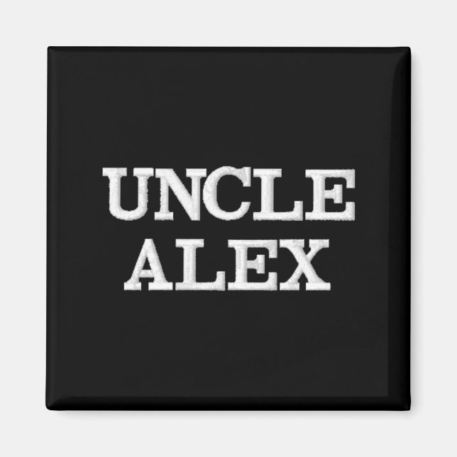 Imán Modern Gift For Uncle Pregnancy Announcement Cool  (Frente)