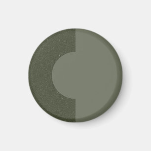 Imán Modern Moss Green Duo Magnet - Personalizable