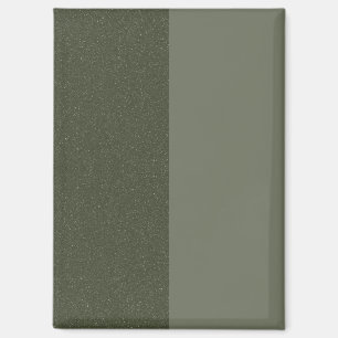Imán Modern Moss Green Split Personalizado Magnet