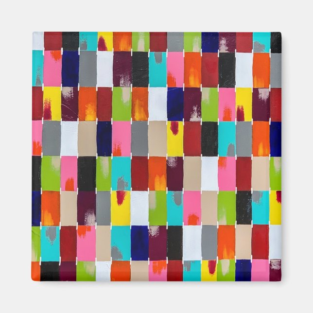 Imán Modern Quilt Magnet (Frente)