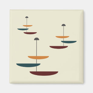 Imán Moderna cocina de mediados del siglo XX