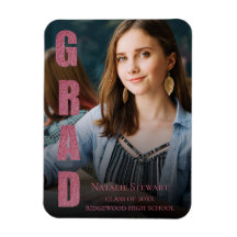 Moderna Invitación de graduación de oro Rosa Faux