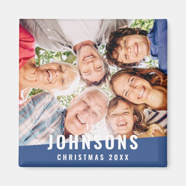 Imán Moderna Moda simple  Festividad familiar moderna (Frente)