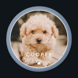 Imán Moderna, sencilla y elegante foto de un Mascota de<br><div class="desc">Este diseño sencillo y clásico está compuesto por una tipografía sans serif y añada una foto personalizado de su mascota.</div>