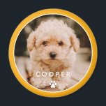 Imán Moderna, sencilla y elegante foto de un Mascota de<br><div class="desc">Este diseño sencillo y clásico está compuesto por una tipografía sans serif y añada una foto personalizado de su mascota.</div>