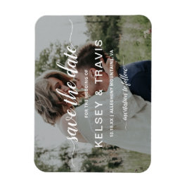 Imán Moderna Y Elegante Boda Fotográfica Ahorra La Fech