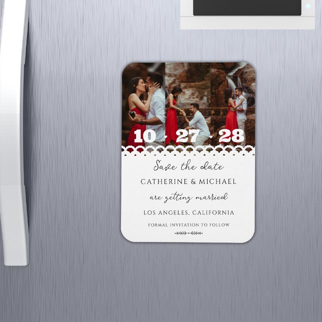 Imán Moderna Y Elegante Lace Sencilla Foto Guardar La F (Subido por el creador)