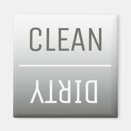 Imán Moderno Acero Gris Ombre Deslavavajillas Magnet