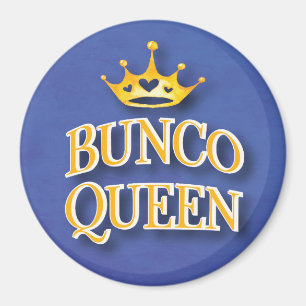Imán Moderno Bunco Queen Royal Watercolor Crown
