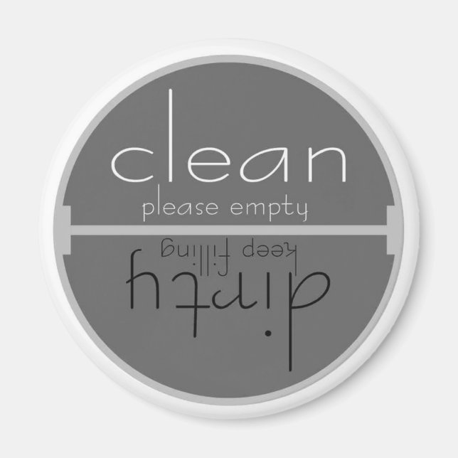 Imán Moderno diseño Refrigerador de lavavajillas (Frente)