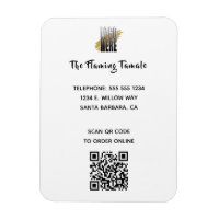 Moderno logotipo comercial Código QR Promocional