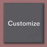 Imán Moderno nombre editable, negocio o marca Etc.<br><div class="desc">Plantilla de texto de personalizable audaz y moderno,  edite como desee.</div>