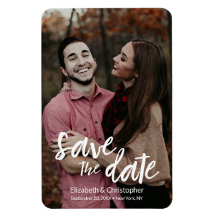Imán Moderno personalizado Guardar la foto del guión de