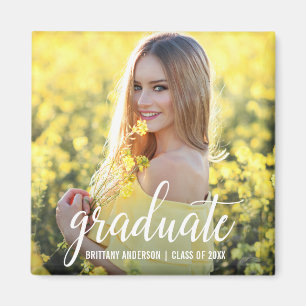 Imán Moderno software de Invitación de graduación