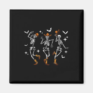 Imán Modesto esqueleto de baile occidental retro Cow Ha