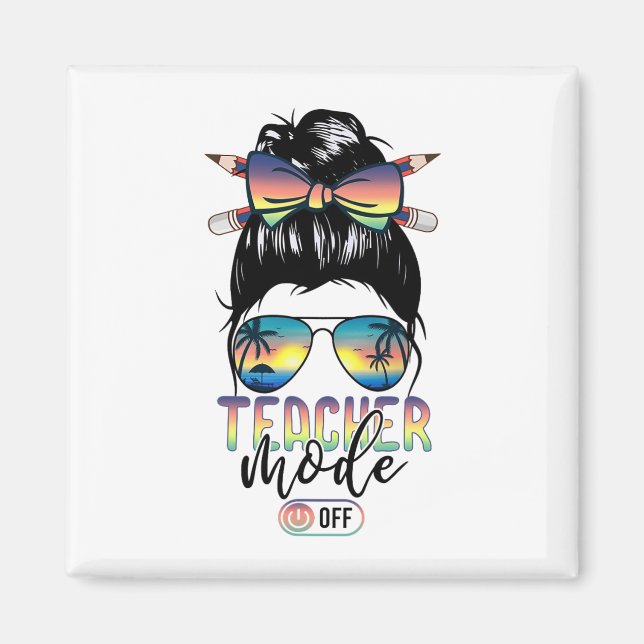 Imán Modo Apagado Camisas Final Del Año Hola Verano (Frente)