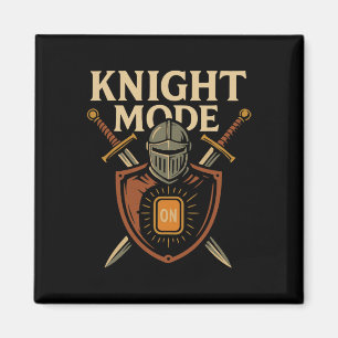 Imán Modo Caballero Activado Espada Medieval Divertida