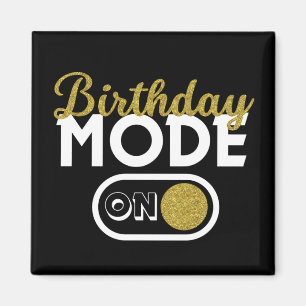 Imán Modo Cumpleaños activado