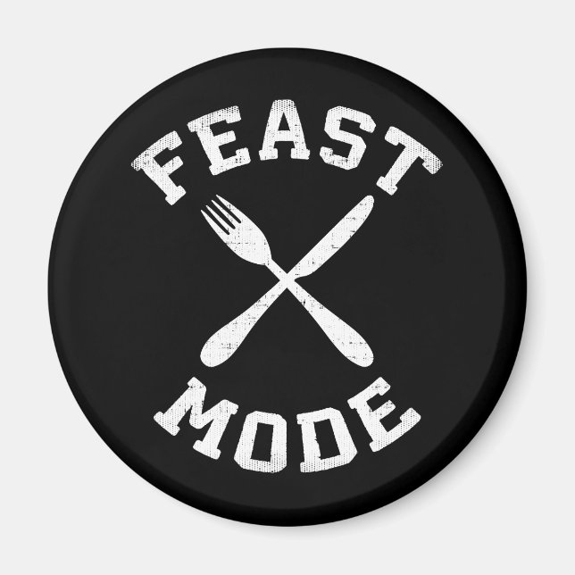 Imán Modo de fiesta - Bulking - Comer, hambriento - Nov (Frente)