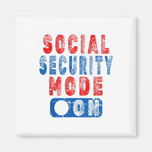 Imán Modo de seguridad social activado - Humor ciudadan