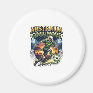 Imán Modo Gol de Australia Esqueleto Delantero Naciones
