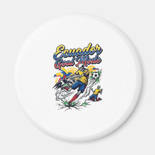 Imán Modo Gol Ecuador Esqueleto Delantero Naciones Diná