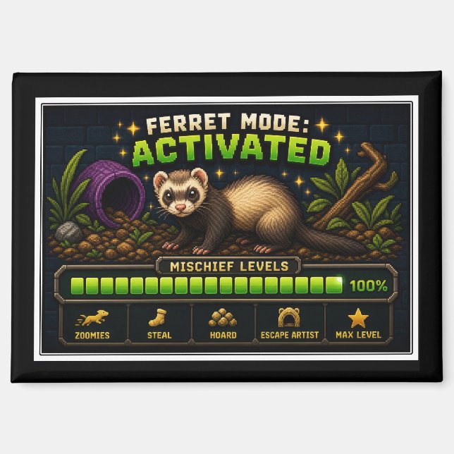 Imán Modo Hurón Activado (Anverso)