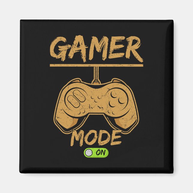 Imán Modo Jugador Activado – Perfecto Para Jugadores Ex (Frente)