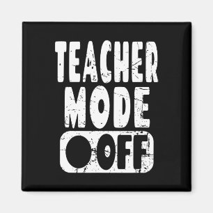Imán Modo Profesor Desactivado - Vacaciones de Verano d