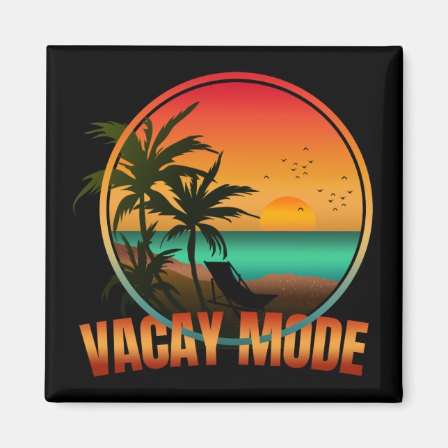 IMÁN MODO VACACIONES  (Frente)