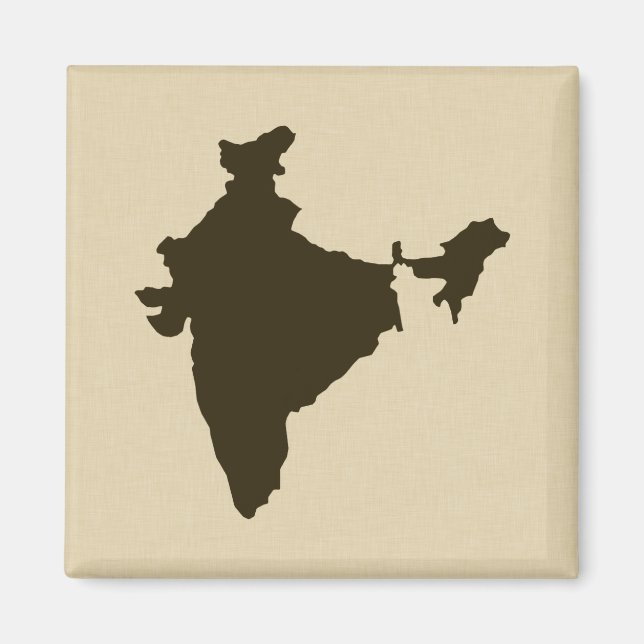 Imán Modos de especias de chocolate en India (Frente)