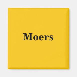 Imán Moers Magnet Schild Gold Gleb