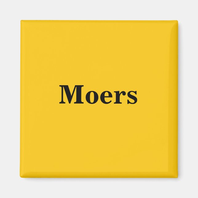 Imán Moers Magnet Schild Gold Gleb (Frente)