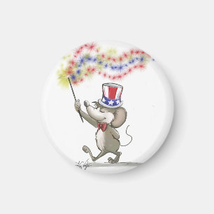 Imán Moe's Happy 4th of July Magnet