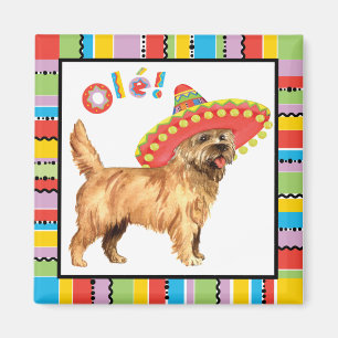 Imán Mojón Terrier de la fiesta